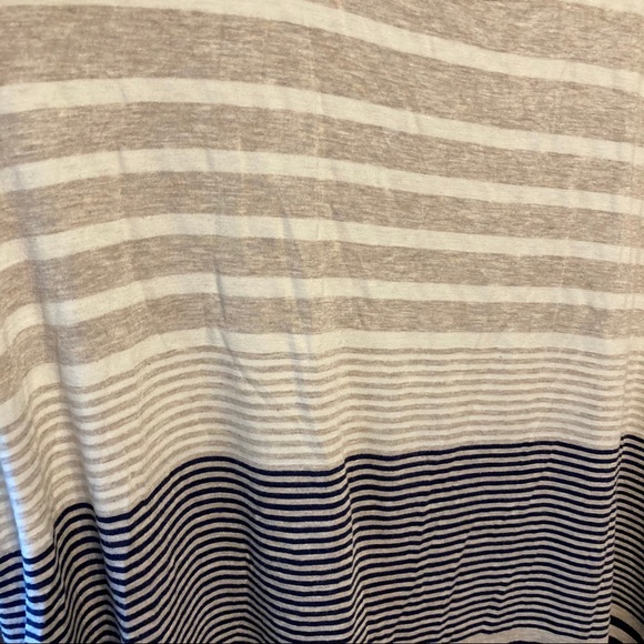 Sweet Claire 2x Navy & Cream Stripe T-shirt - Picture 6 of 8